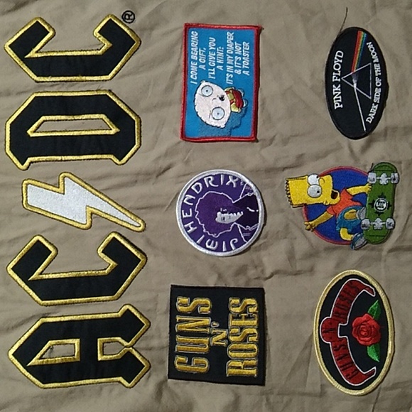 SALE! RARE! AC/DC Rockware Vintage 2004 By Dragonfly Clothing Co GUC W Patches - Picture 2 of 14